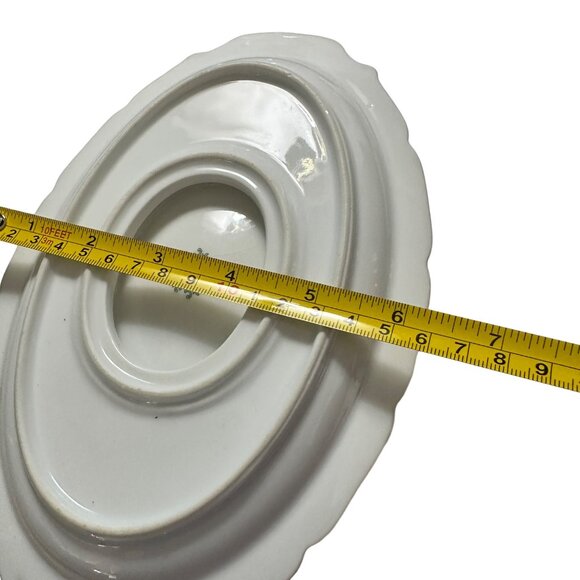 Noritake Japan M Pattern gravy boat with attached under plate floral Fine China - Picture 8 of 9